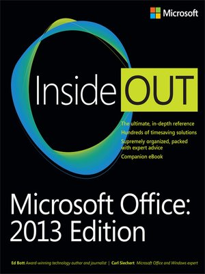 cover image of Microsoft Office Inside Out